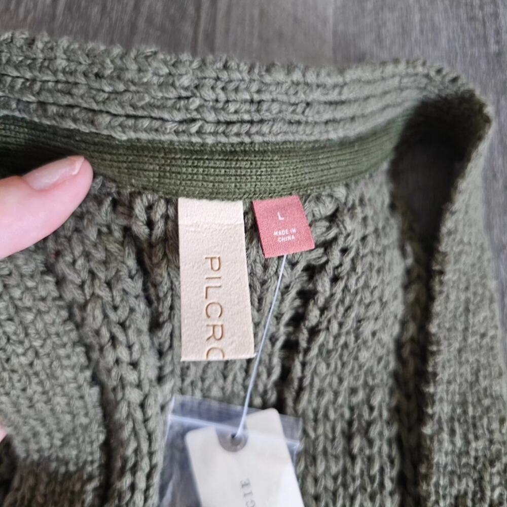 NWT Anthro Pilcro Olive Sweater Tank - Picture 7 of 10